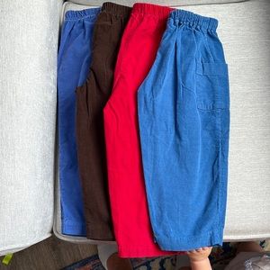 Boys fine whale corduroy pants, all 3T (boutique brands)
